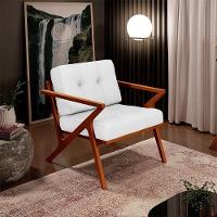 Kit 02 Poltronas Com Cintas De Corano Laís B04 Facto Branco - 9