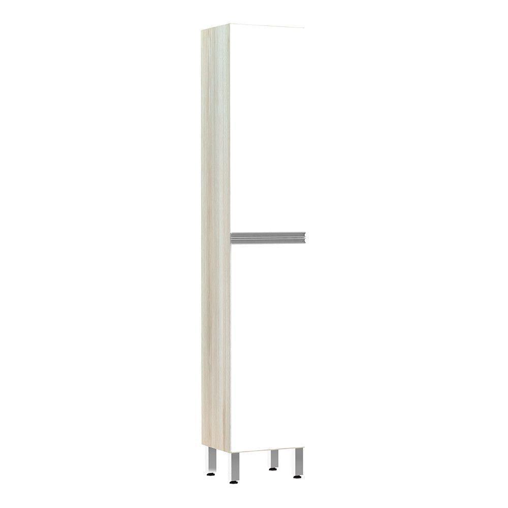 Paneleiro 40 Cm Raso 2 Portas Lis Legno Crema Com Branco Mat - 1