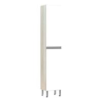 Paneleiro 40 Cm Raso 2 Portas Lis Legno Crema Com Branco Mat - 1