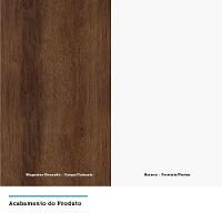 Paneleiro 4 Portas 70cm C/1 Nicho Para Microondas Safira - 4