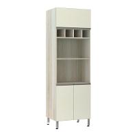 Paneleiro 70 Cm Duplo Nicho Luci Legno Crema Com Kashmir - 1