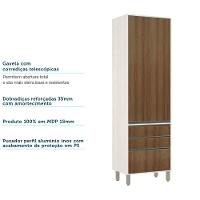 Paneleiro De Cozinha 70 Cm 3 Gavetas Linea Pátina Ff C/ Avel - 5