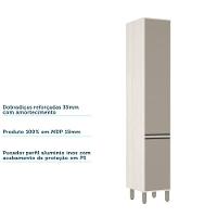 Paneleiro De Cozinha 40 Cm 2 Portas Linea Luciane Pátina Ff-mocca Laca - 3