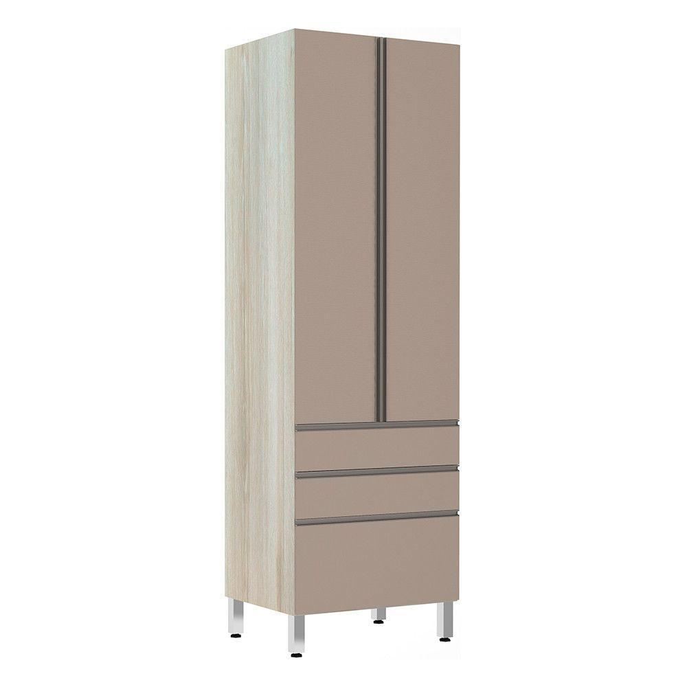 Paneleiro 70Cm Luci Legno Crema Com Connect - 1