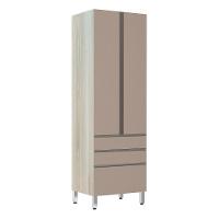 Paneleiro 70Cm Luci Legno Crema Com Connect - 1