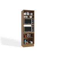 Paneleiro de Cozinha Botanic M627 c/ 3 Portas 70cm Nogueira/Verde Oliva - Kappesberg - 5