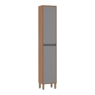 Paneleiro Simples 40 Cm De Abrir Isa Vanilla Com Cinza Puro