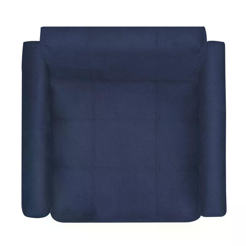 Kit 02 Poltrona Decorativa Nina - Azul Marinho Azul Marinho - 3