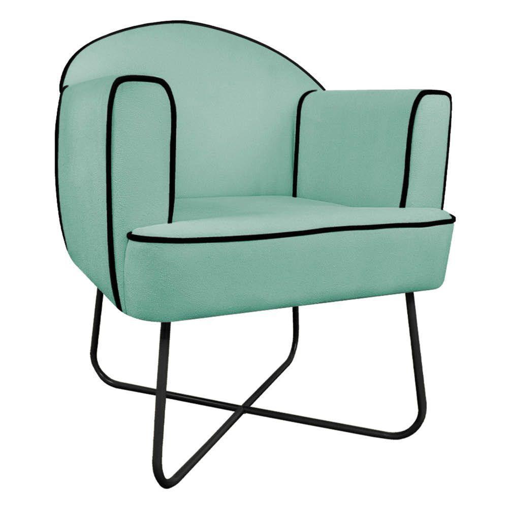 Poltrona Athena Base X Linho - Doce Sonho Móveis - 1