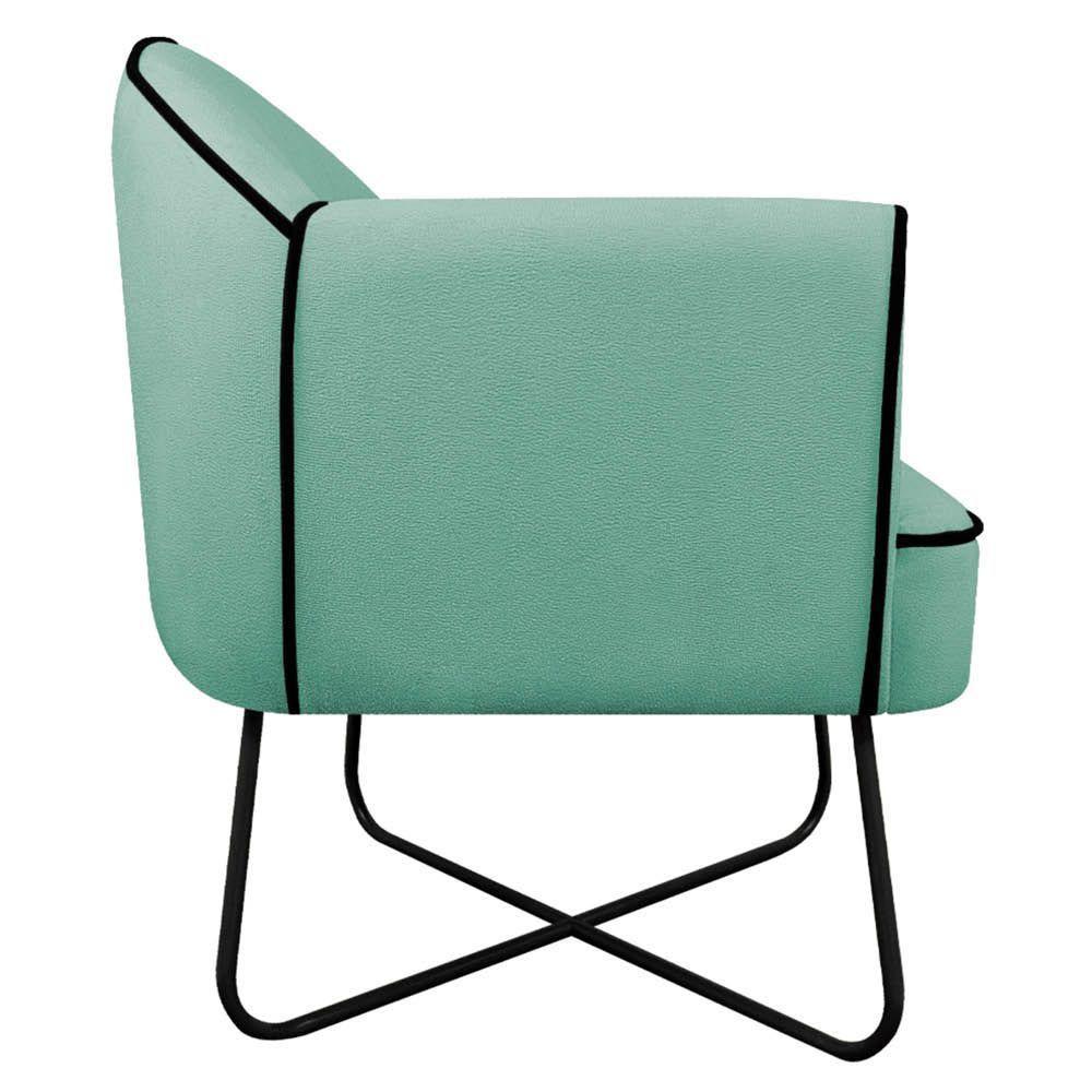 Poltrona Athena Base X Linho - Doce Sonho Móveis - 4