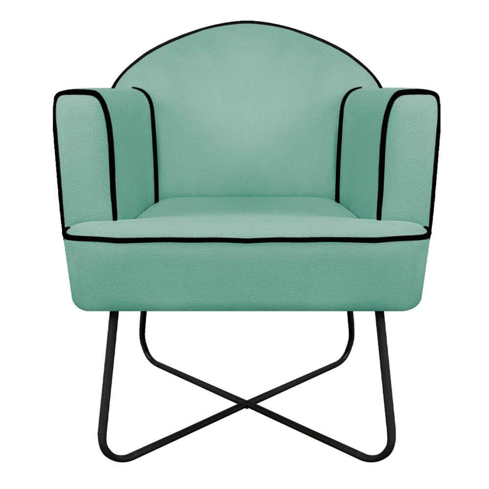 Poltrona Athena Base X Linho - Doce Sonho Móveis - 6