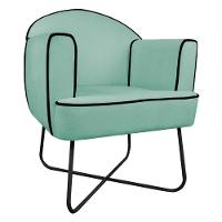 Poltrona Athena Base X Linho - Doce Sonho Móveis - 1