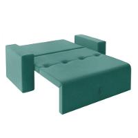 Sofa Cama Casal 5000 Com Braço Mamflex Azul Turquesa - 3