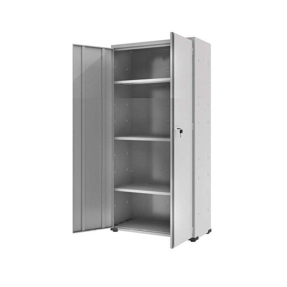 Armário de Aço 2 Portas Multiuso Organizador Escritório 3 Prateleiras EA303 - 7
