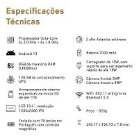 Tablet Vaio Tl10 128gb 8gb Ram, 4g, Teclado Magnético, Tela 10.4” 2k Preto - 10