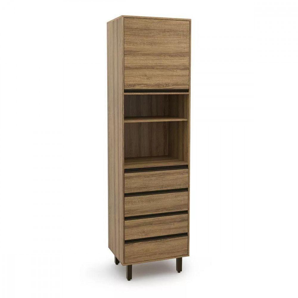 Paneleiro Confort Com Espaço Para Microondas Cinamomo Batrol Cinamomo - 1