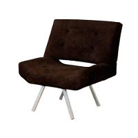 Poltrona Com Pés Em Madeira Maceio Finezzi Chocolate - 1