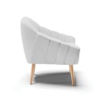 Poltrona Giovana Linho Natural A05 Cinza - 6