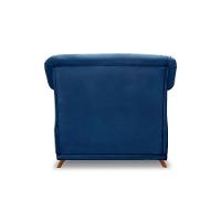 Poltrona Decorativa C/1 Almofada Suede Azul Marinho - 3