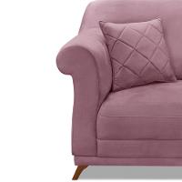 Poltrona Decorativa C/1 Almofada Veludo Uva - 7