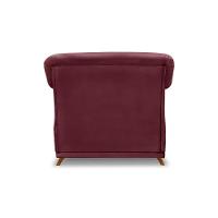 Poltrona Decorativa C/1 Almofada Veludo Vinho