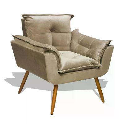 Poltrona Decorativa Opala - Cappuccino Cappuccino