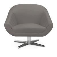 Kit 02 Poltronas Giovana Suede Grafite - 6