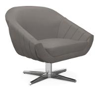 Kit 02 Poltronas Giovana Suede Grafite - 7