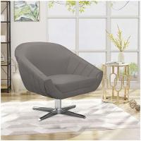 Kit 02 Poltronas Giovana Suede Grafite - 8