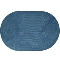 Americano Requinte Liso Para Mesa Oval 30x45cm Navy - 1