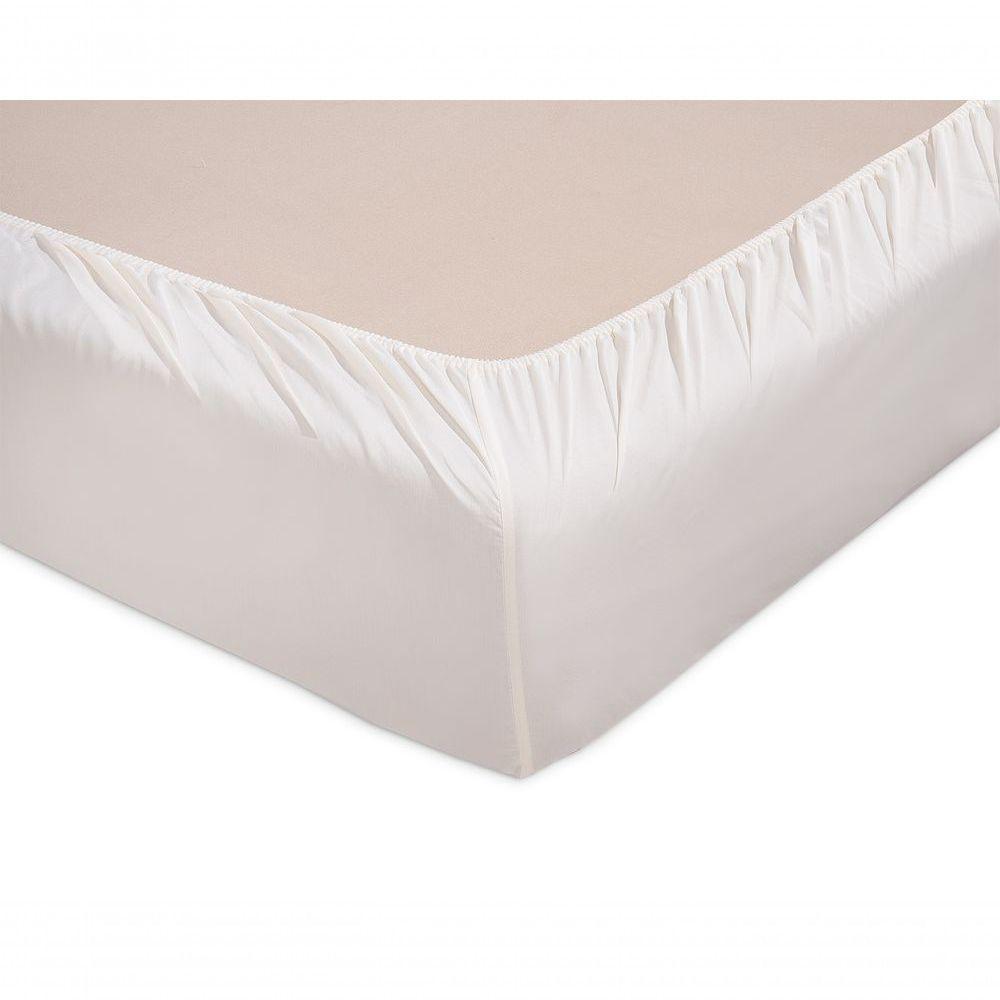 Jogo Lençol Quarto Casal Queen Bordado 3peça Palha Com Verde - 2