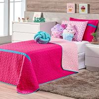 Kit Cobre Leito Cupcake Dupla Face Almofadas Queen 08 Peças - 1