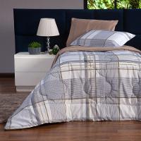 Kit Edredom Solteiro 02 Peças Dupla Face Percal 200 Fios - 6