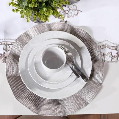 Trilho De Mesa Renda 40X140 Bordado Inglês Tessi Miami
