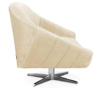 Kit 02 Poltronas Veludo Bege