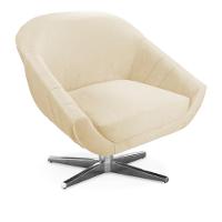 Kit 02 Poltronas Veludo Bege - 6