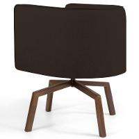 Kit 2 Poltronas Base Ka Madeira Betina C-34 Corano Marrom - Domi - 2