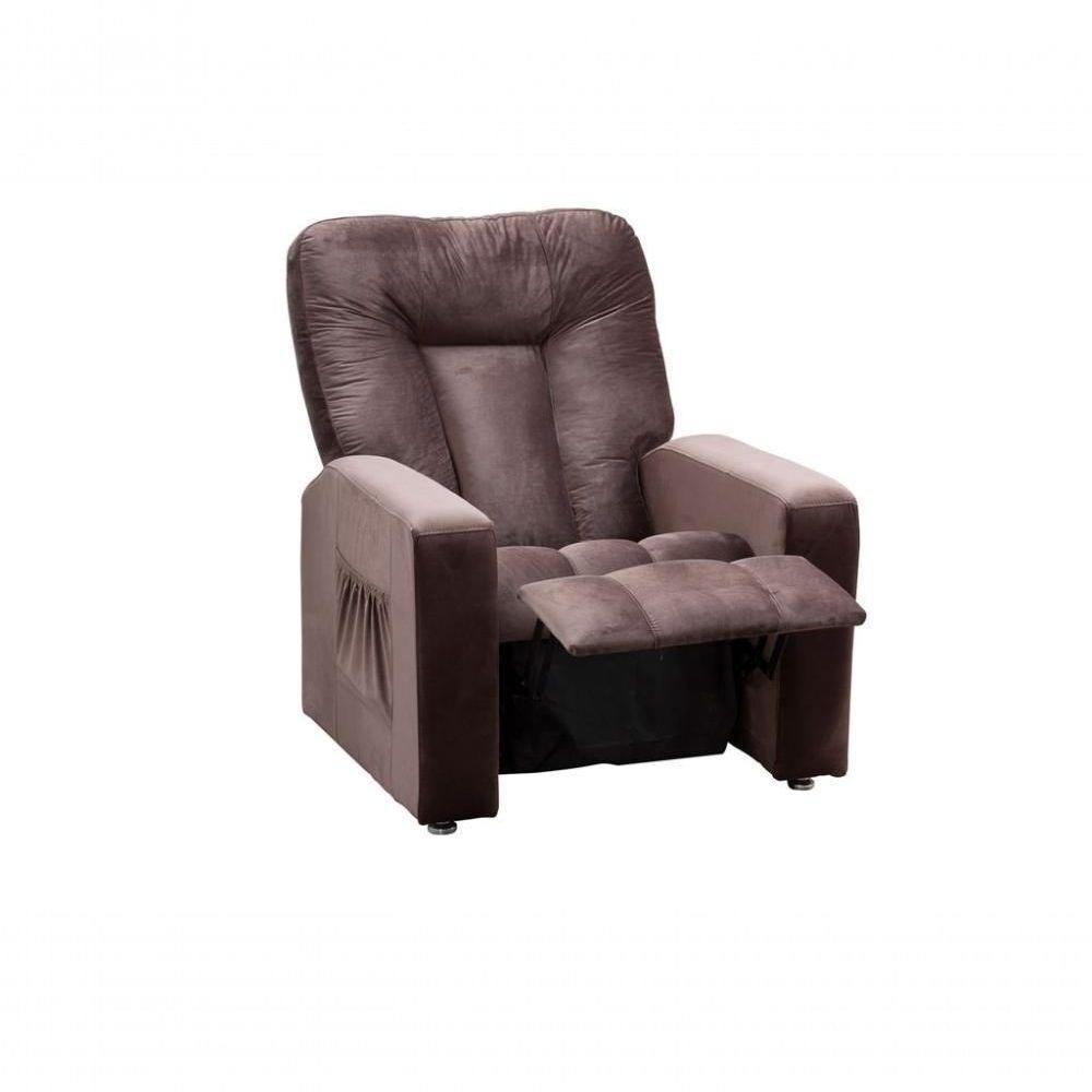 Poltrona Do Papai Reclinável Pallas Mx5 - Veludo Marrom - 2