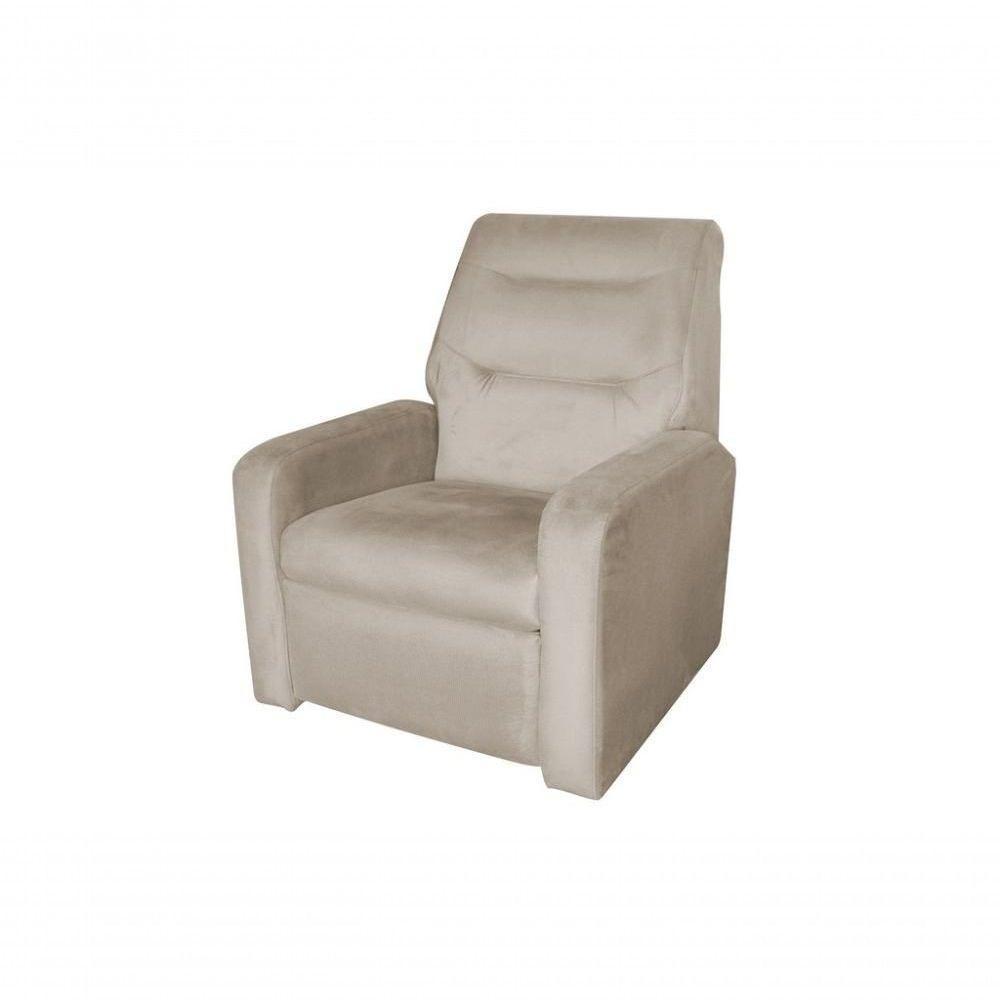 Poltrona Do Papai Reclinável Classic - Marrom Claro Light - 1