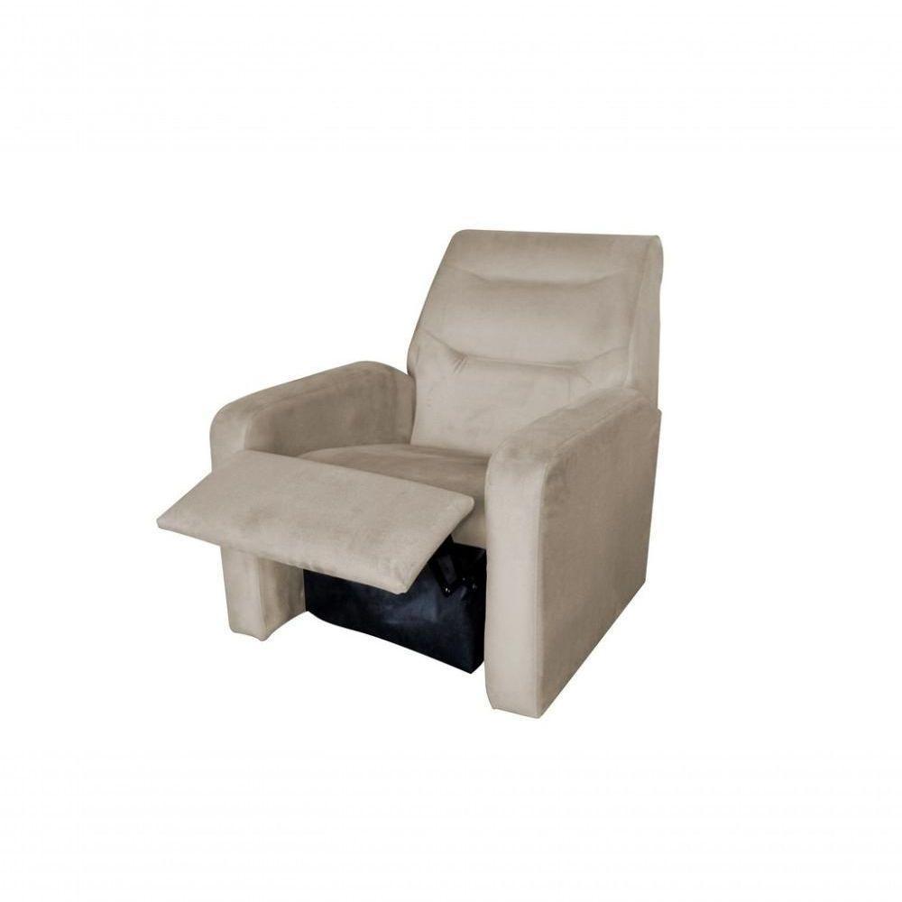 Poltrona Do Papai Reclinável Classic - Marrom Claro Light - 3