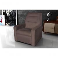 Poltrona Do Papai Reclinável Classic - Marrom Escuro Light - 5