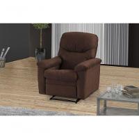 Poltrona Do Papai Reclinável Audi - Marrom Escuro Light