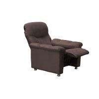 Poltrona Do Papai Reclinável Virtus - Veludo Marrom Escuro - 4