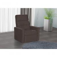 Poltrona Do Papai Reclinável Turin - Marrom Escuro Light - 8