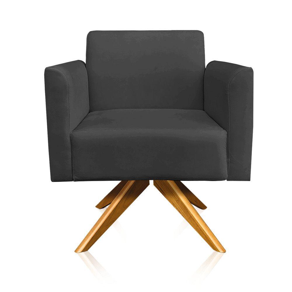 Kit 01 Namoradeira 02 Poltronas Marisa Preto - 10