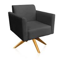 Kit 01 Namoradeira 02 Poltronas Marisa Preto - 13