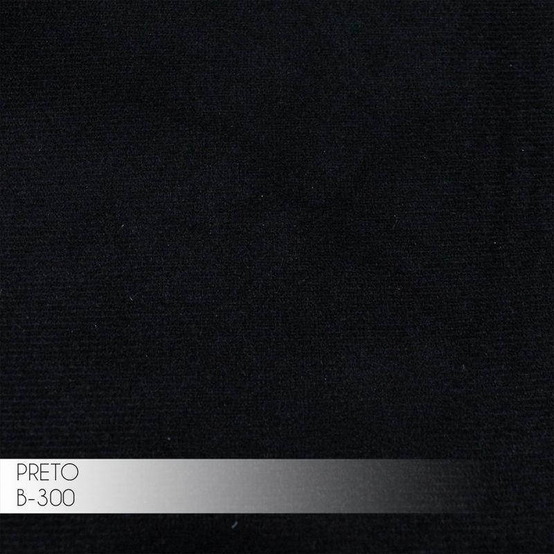 Kit 2 Poltronas Kitana Pés Preto Giratório Veludo Preto - 2