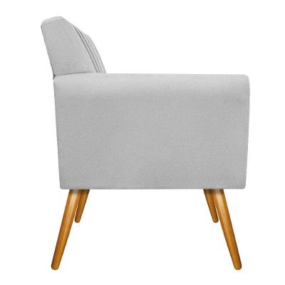 02 Poltronas Laura Palito Suede Branco