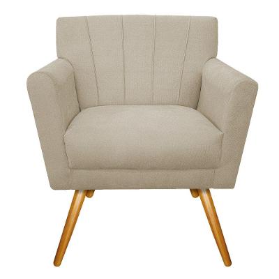 02 Poltronas Laura Palito Suede Bege