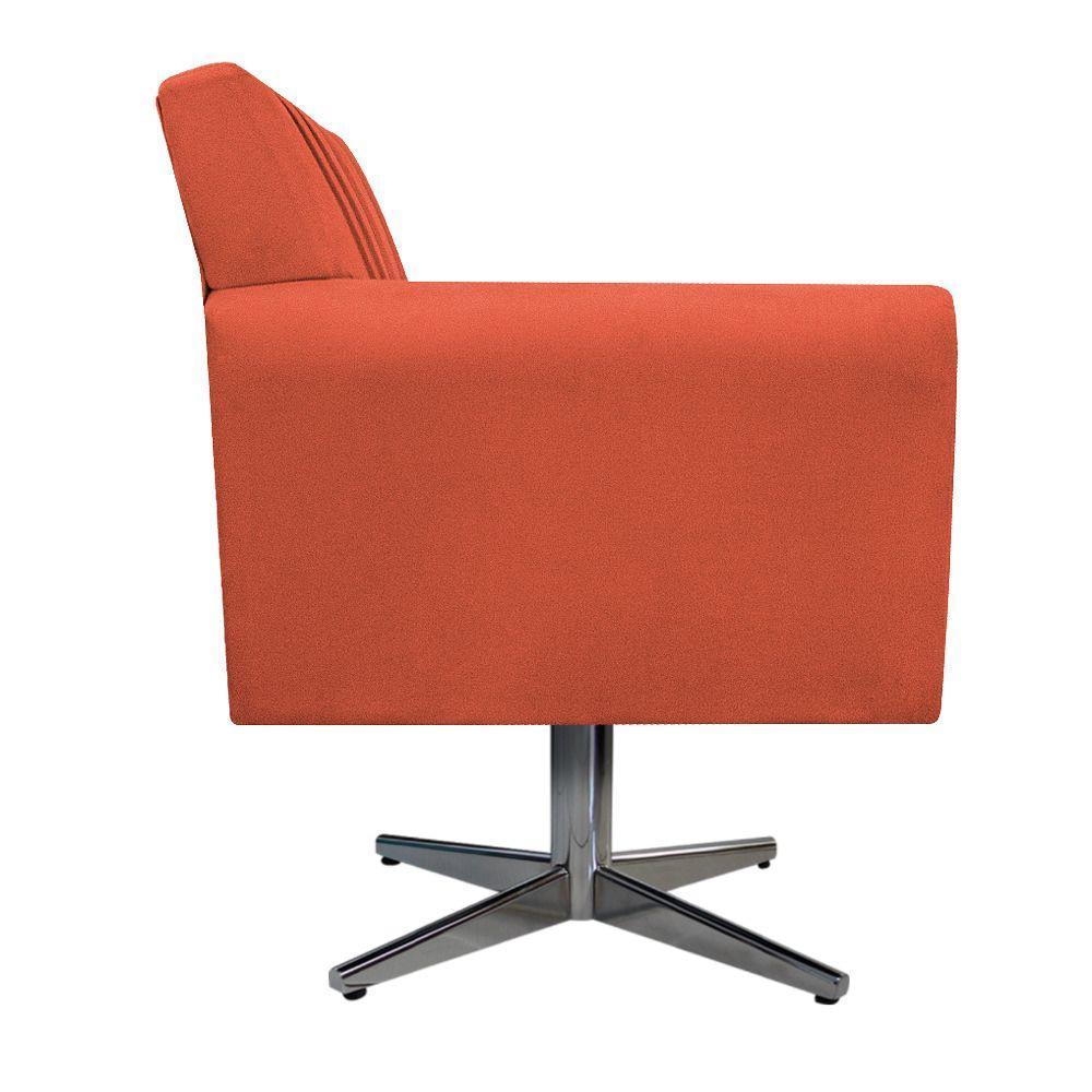 Poltrona Laura Suede Terracota - 3